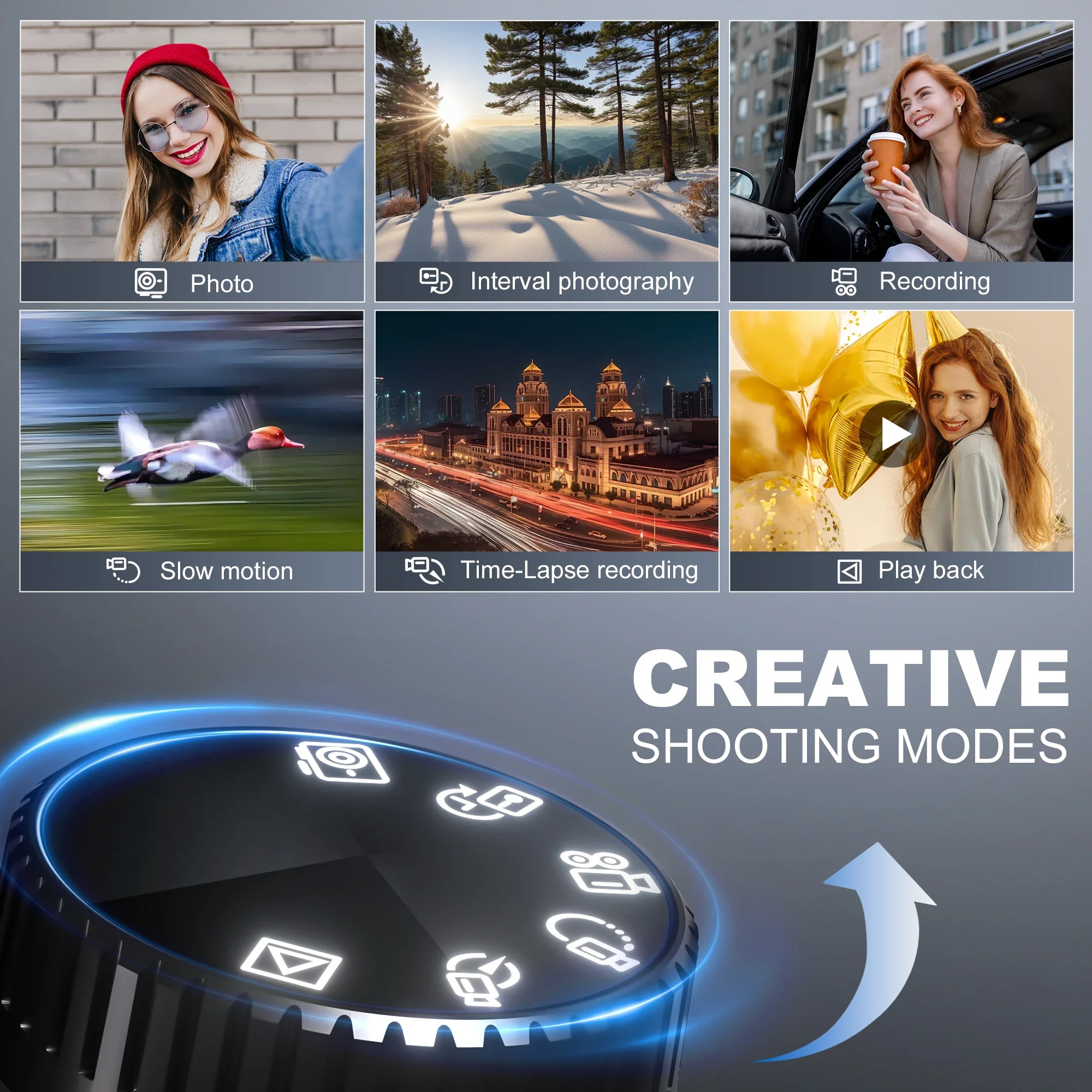 NBD Photography Digital Camera 48MP&4K Video/Vlog Camera with WiFi 60FPS Auto Focus Travel Camera for Photography Beginners - Image 5